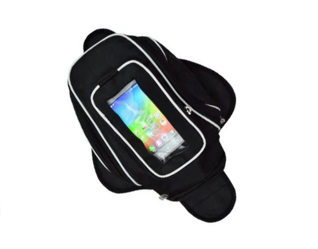 Sai Kirpa Waterproof Magnetic Fuel Tank Bag with Phone Pocket & Multi-Pocket Storage Compartments with Universal fit Accessory for All Bike Like Splendor, jawa & RE Himalayan Classic hunter350 etc-image-32