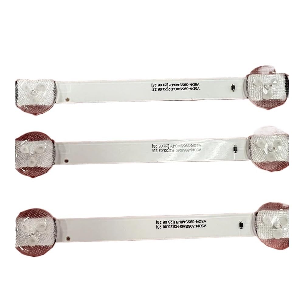 Tira de LED for iluminación Trasera Compatible con Samsung UE40J5200AW UE40J5202AK UE40J5205AK UE40J5250SS UE40K5000SS UE40M5000AK UE40M5000AU UE40M5000AW(3pcs 8LED For 1 TV)