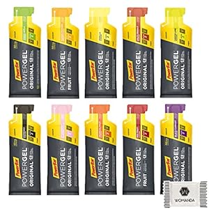 Womanda PowerBar PowerGel Original Mixbox – High Carb Energie Gel (5 x 41g)