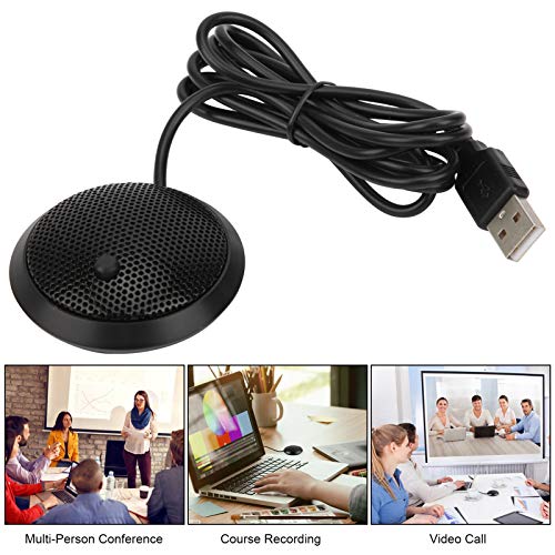 Lazmin112 Tischmikrofon, Omnidirektionaler Konferenz-Pickup USB-Mikrofon Pickup Stereo-PC-Mikrofon für Konferenz-Meeting… – Bild 3