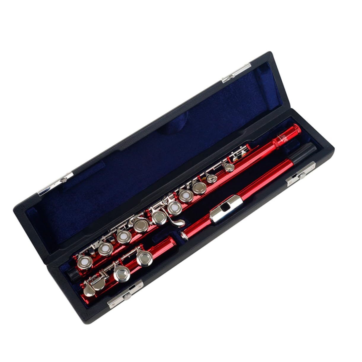 VICASKY 16/17 Hole Flute Pouch Set Waterproof and Padded Flute Bag Convenient Storage Bag for Flute Grey Color Ideal for Carrying Wind Instruments