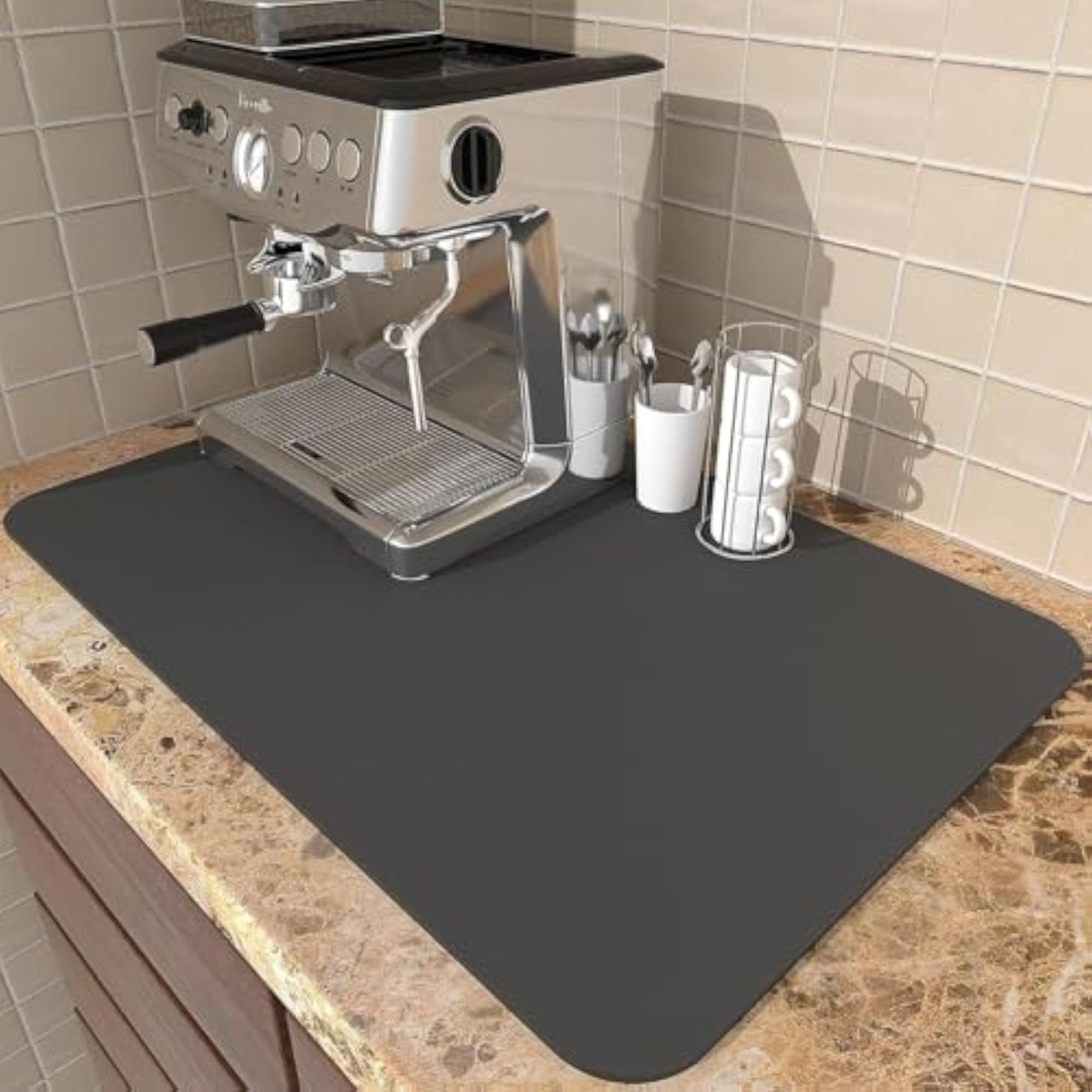 Super Absorbent Kitchen Drying Mat, 40 x 30 cm