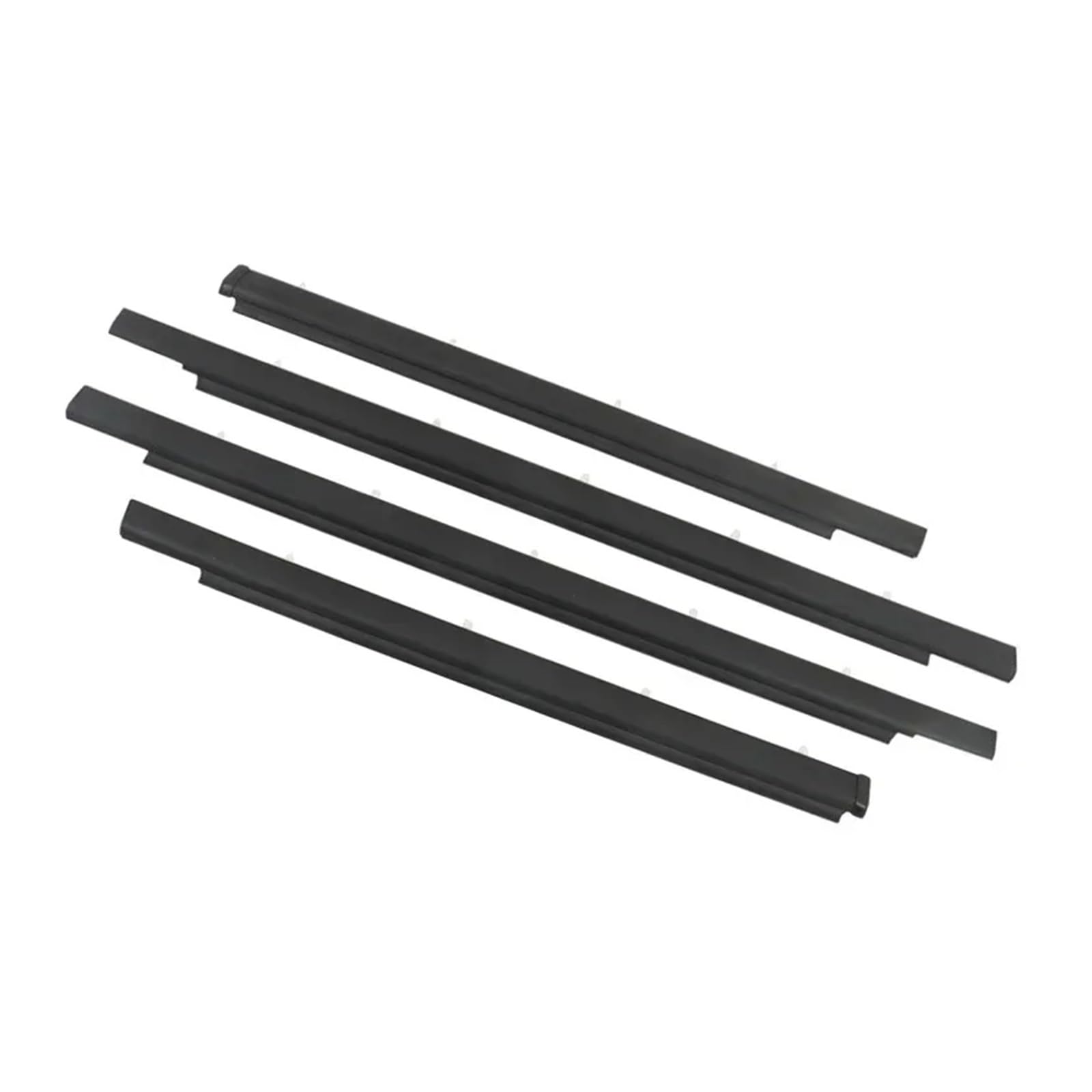 Iukmrt One Color For Toyota For Sequoia 2001-2007 4Pcs Car Window Glass Sealed Strip Side Wheatherstrip Car Door Seal Protector