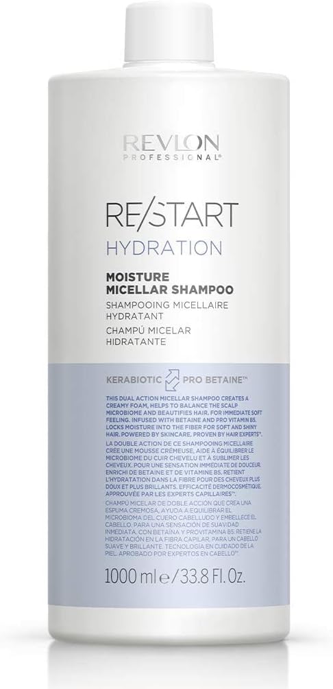 REVLON PROFESSIONAL Re/Start Hydration Moisture Micellar Shampoo 1000 ml REVLON PROFESSIONAL Re/Start Hydration Moisture Micellar Shampoo 1000 ml