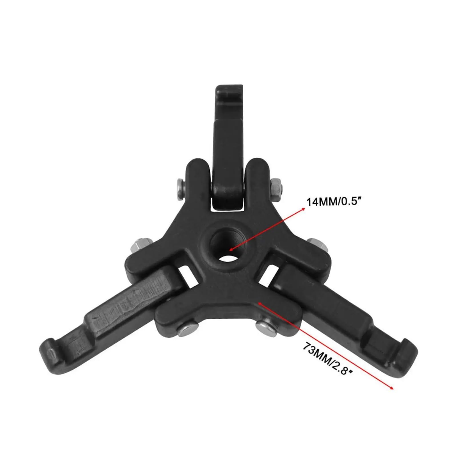 Xuanqingyi Store Juego de extractores de equilibrador armónico compatible con polea de cigüeñal Extractor de poleas de acero compatible con coches Oldsmobile Van Suvs Quitar poleas amortiguadoras
