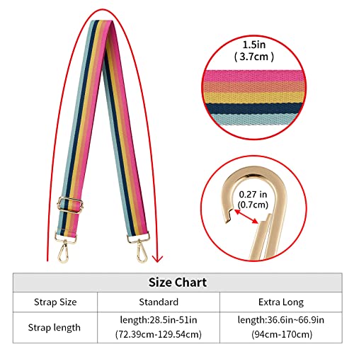 Image of ZOOEASS Wide Shoulder Strap Adjustable Replacement Belt Crossbody Canvas Bag Handbag