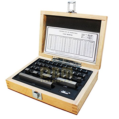 36 PC Steel Gage Gauge Blocks Rectangular GRADE B Harden Space Spacers GrB Cert.