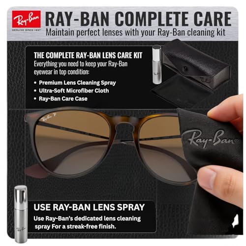 Image of Ray-Ban RB4171 ERIKA CLASSIC Phantos Shaped Sunglasses for Women with Official RAYBAN Eyewear Kit