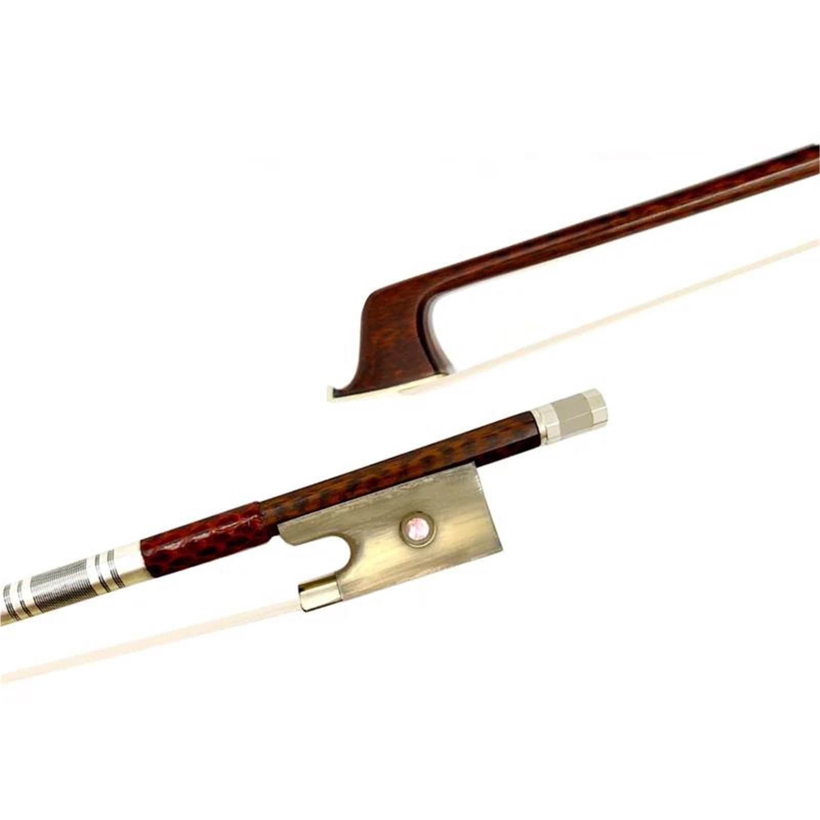 Arco di violino 1 Pz Arco Per Violino Professionale 4/4 Accessori Strumenti Musicali In Crine Di Cavallo Montati Argento(White horn)