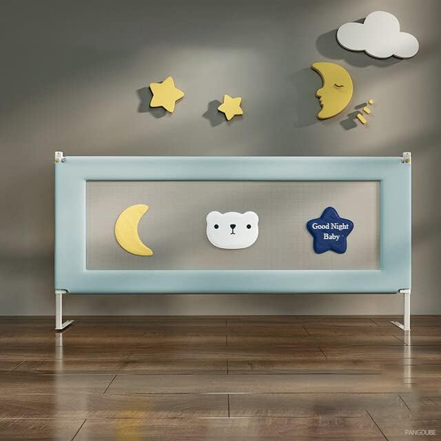 StarAndDaisy Baby Bed Guard Rail with Hight Adjustable/Portable Single