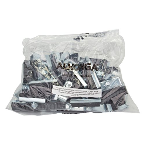 Sunlite Bulk Economy Brake Pads, Black, Bag of 25 Pairs