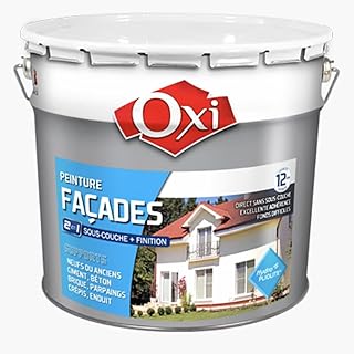 Oxi Peinture façade Hydro-pliolite 2 en 1 Blanc 10 L