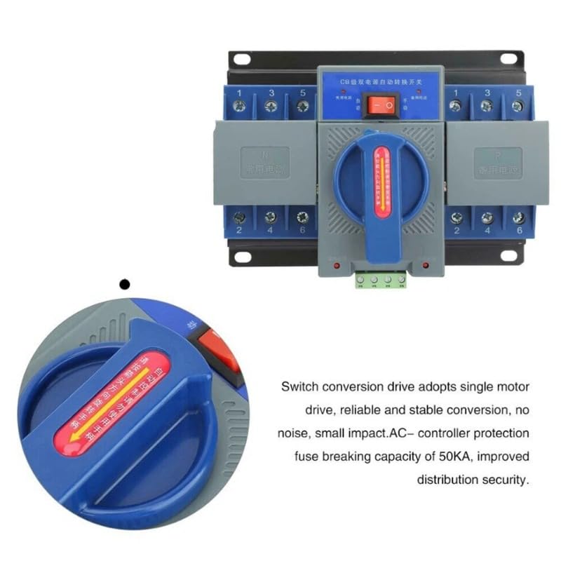 63A 3P Dual Power Automatic Transfer Switch 3P Automatic Transfer Switch