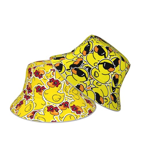 Bucket Hat Hat Reversible Fisherman Hats Double Sided Wearing Women Men