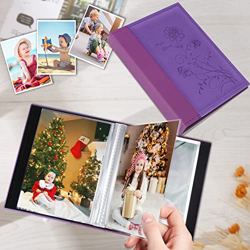 Miaikoe Small Photo Album 6x4 2 Packs, Each Pack Holds 50 Vertical Pictures - Image 3
