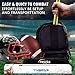 YNSZAS 𝙉𝙀𝙒 2-Pack Football Kicking Tee, Portable Field Goal Kicking Holder Stand, Kickoff Tee Compatible with All Football Sizes, Football Training Practice Equipment for Adult & Youth