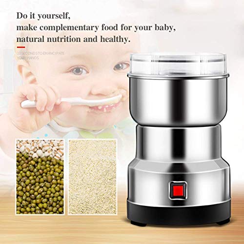 JRZTC Molinillo de café eléctrico, Molinillo de café, Molinillo de máquina Smash para el hogar Hierbas Especias Nueces… - Imagen 6