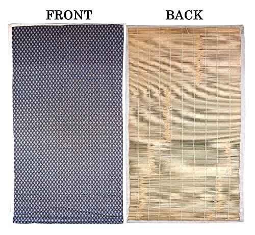 Image of Roll up Bamboo Curtain /Blinds for Window and Balcony-Indoor & Outdoor Use (4 feet x10 feet Light Grey)