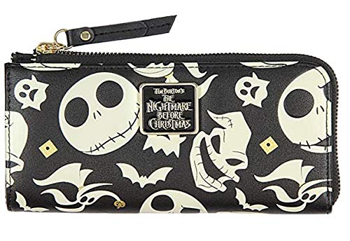 Classic Christmas Movie Oogie Boogie Zip Around Clutch Wallet