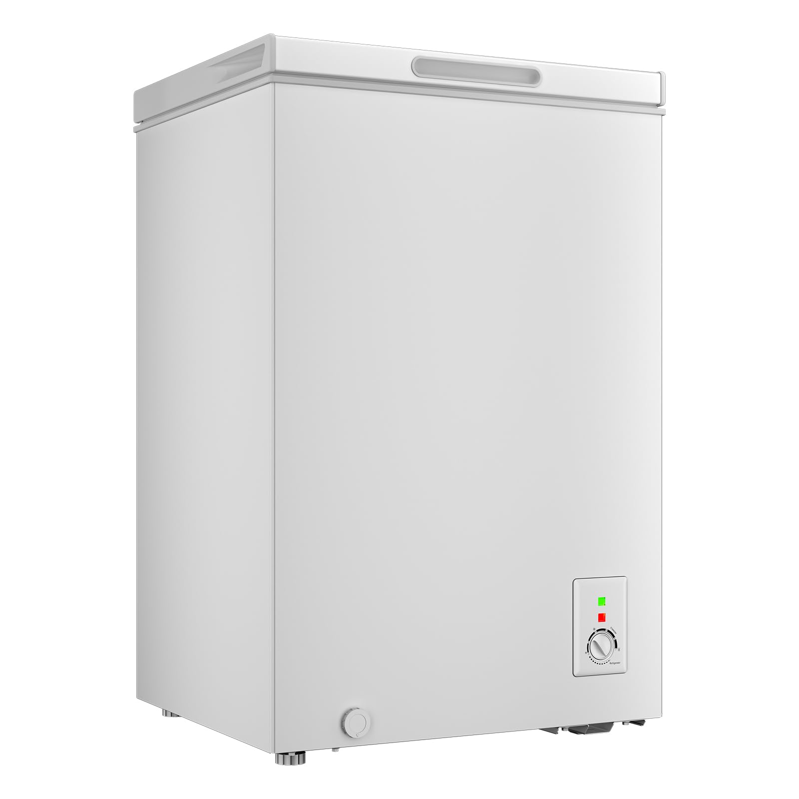CHiQ Gefriertruhe 99 L Schnelleinfrierfunktion LED 54,5 x 47,6 x 83,5 cm 39 dB 4-Sterne-Gefrieren -24°C Freistehend Weiß