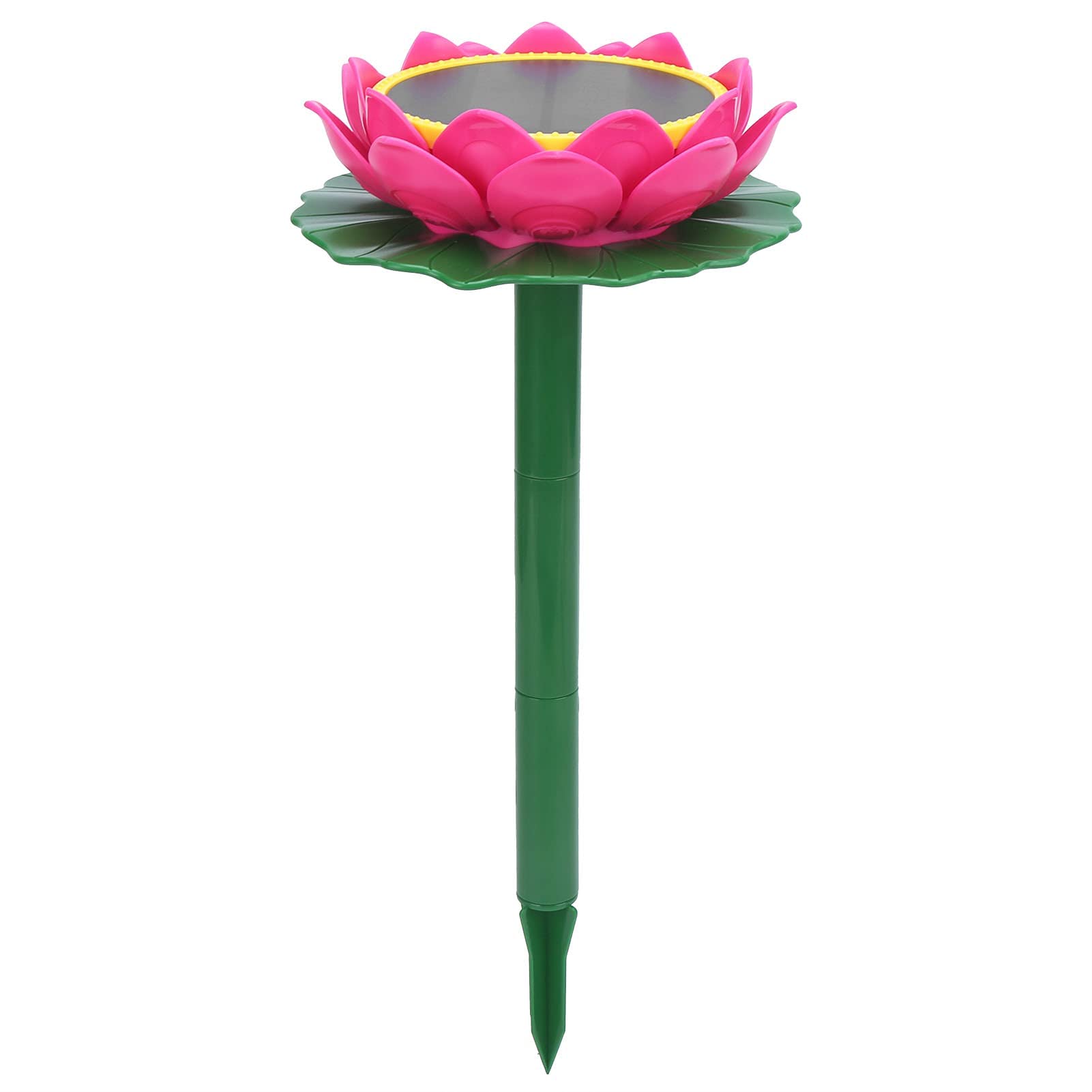 Tnfeeon Lettore di Buddha, a forma di fiore, a energia solare, a prova di pioggia, macchina per cantare zombie a terra per cantare le scritture per tempio domestico giardino all'aperto