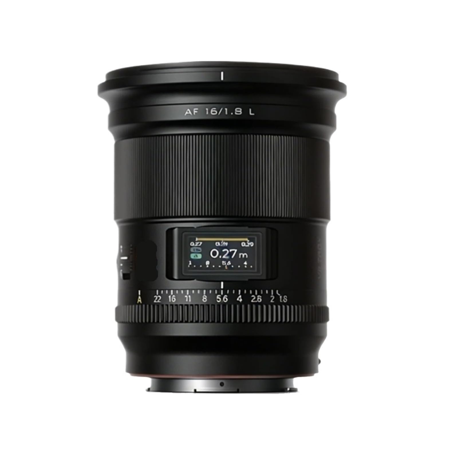16 mm F1.8 for cámara con Montura EZL Lente de Enfoque automático Gran Angular Apertura y Marco Completo(L-Mount)