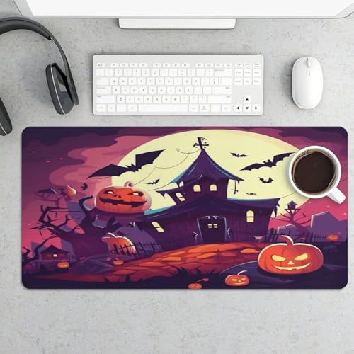 Tapete Para Escritorio Happy Halloween Grande Rubber Base miniatura 5