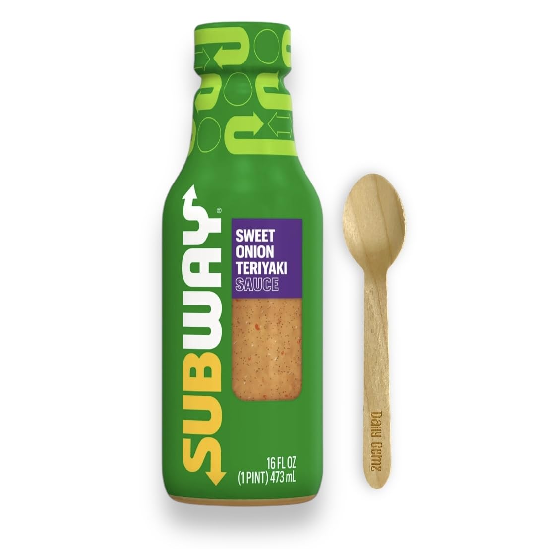 Subways Sweet Onion Teriyaki Sauce, 16 oz Bottle Pack of