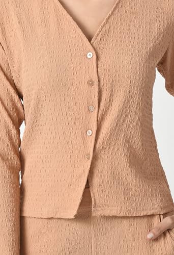 Image of PEACH CASUAL CO-ORD SET