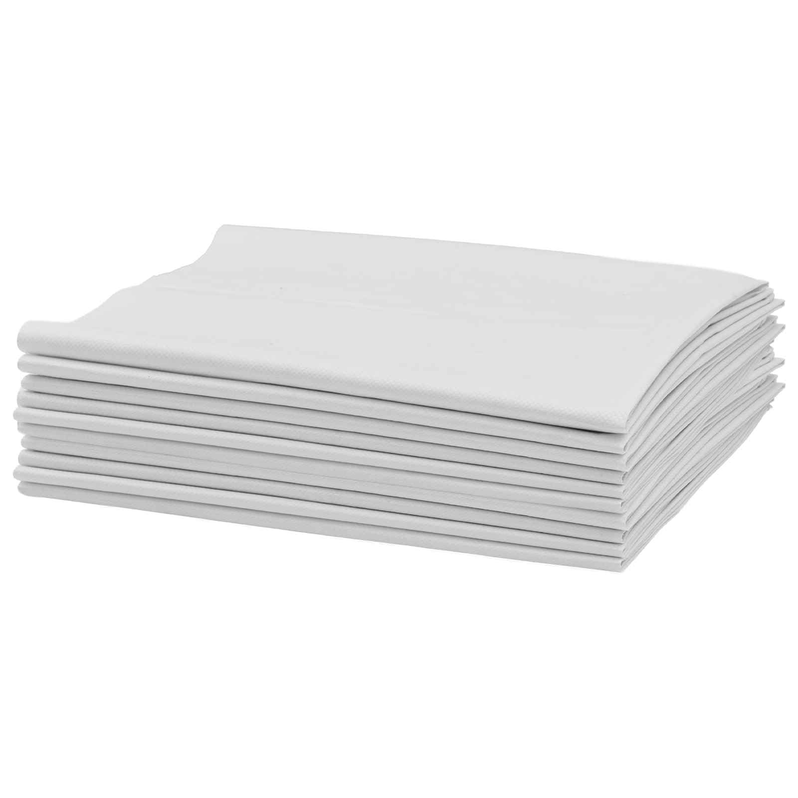 vidaXL Bolsas tejidas 100pcs Blanco 65 x 105 cm PP Bolsas tejidas modernas resistentes a la intemperie para almacenamiento al aire libre, útiles accesorios de jardín, soluciones domésticas