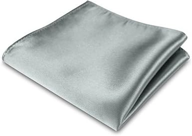 OUTLETISSIMO® POCHETTE FAZZOLETTO TASCHINO RASO GRIGIO SETA CLASSICO UOMO  DONNA NUOVO : Amazon.it: Abbigliamento