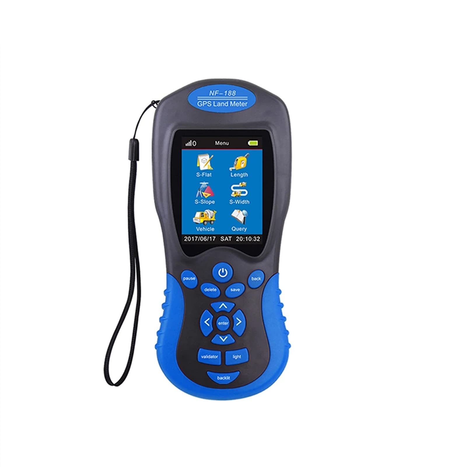 Tester kabli sieciowych NF-188 GPS Urządzenie pomiaru miernika terenu Usb. Miernik kalkulacji ścieżki nawigacji do narzędzia do mapowania gruntów gospodarskich dla telefonu, Ethernetu i wideo