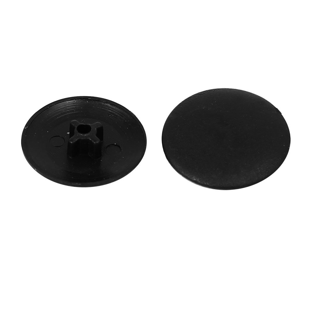uxcell 6mm Phillips 17mm Head Dia Screw Plastic Cap Cover Black 100PCS