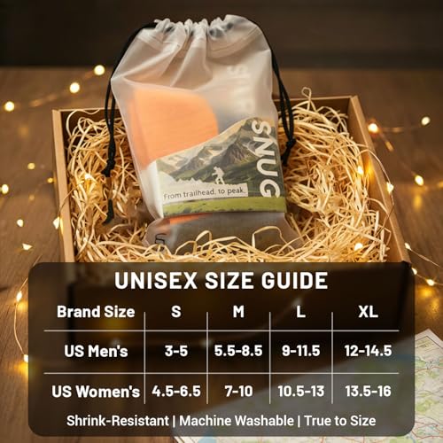Image of Merino Wool Hiking Socks Men Women, Anti-Blister Moisture Wicking Breathable Targeted Cushion Trekking Crew Socks