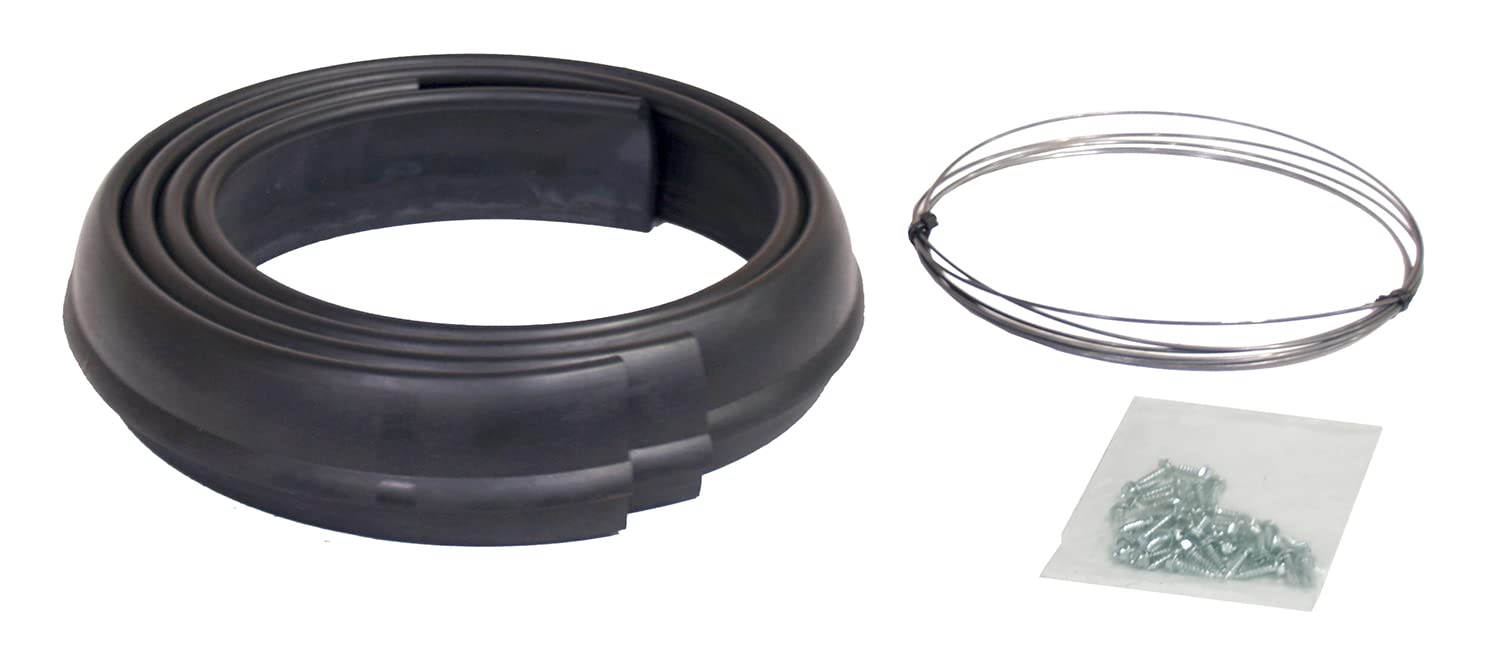 52-191 Flexy Flares Black 1-3/4" x 58" Heavy Duty Reinforced Rubber Fender Extension Kit - 2 Piece