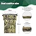MYDAYS Hunting Seat Cushion with Adjustable Waist Belt - Waterproof 600D Camo Foam Pad for Deer & Turkey Hunting - Lightweight Stealthy Seat for Tree Stands, Bleachers & Camping (CP Camo)
