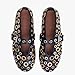 Bor Sint Fashion Buckle Ballet Flats Women's Delicate Metal Buckle with Rivet Holes Mary Jane Comfort Flats,black10