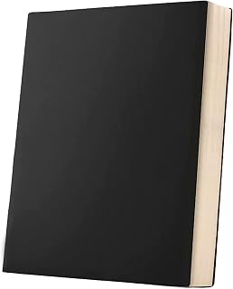 UIRIO Large Journal Notebook, A4 8 x11.5 inches Wide Ruled Paper, Soft Faux Leather Cover 400 Pages 200 Sheets for School, Work, Men, Women (Black, Ruled)