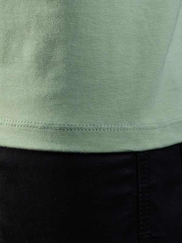 Image of Ghumakkad Cotton Blend Half Sleeve Round Neck Sports T Shirt for Men