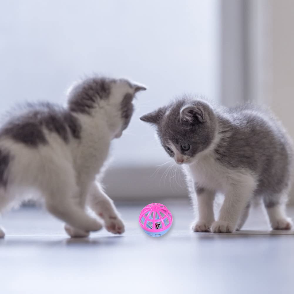 Kattenspeelgoed Ballen,10 Stuks Kitten Ballen met Bel