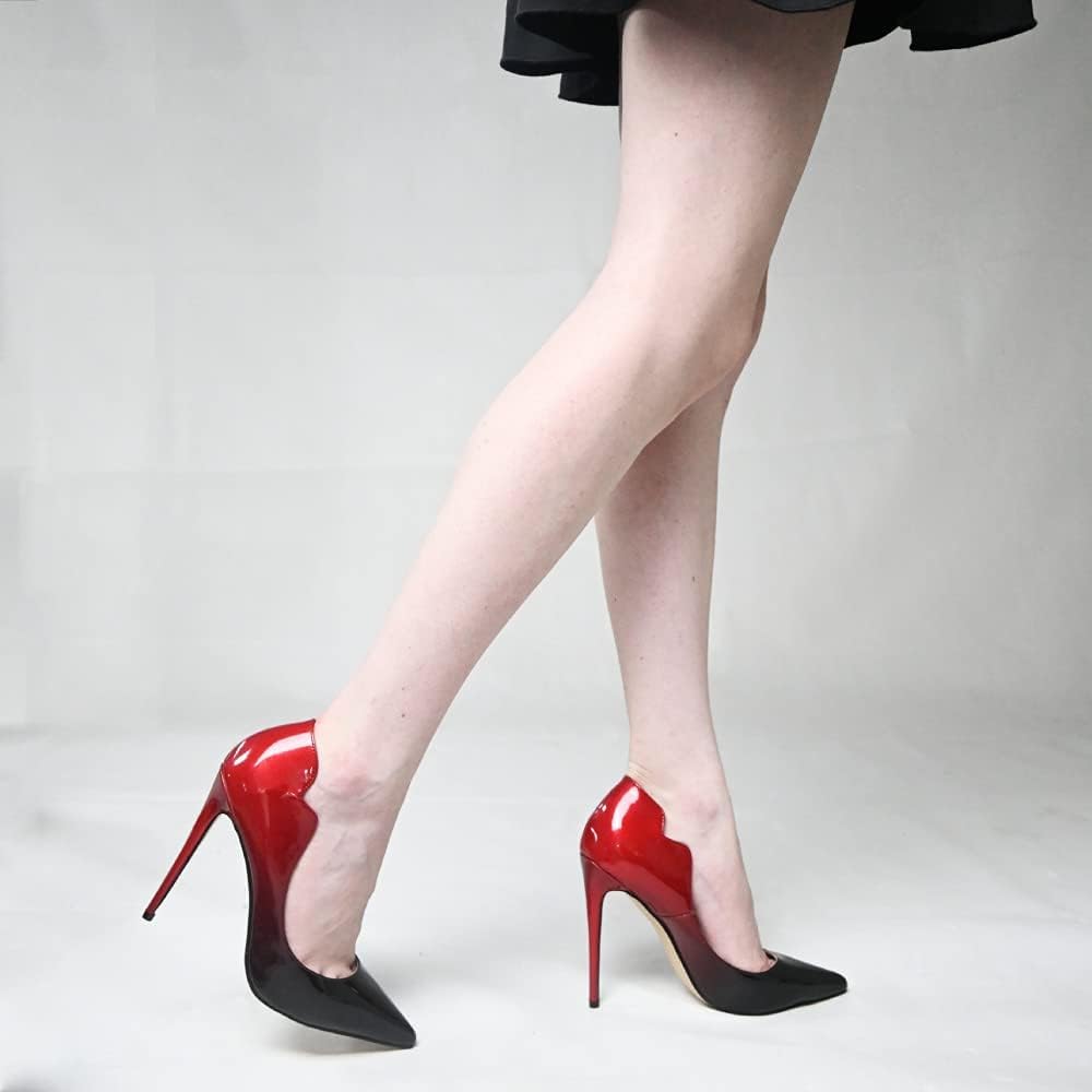 FSJ Women Classic Pointed Toe High Heels Sexy Stiletto Pumps Office Lady Casual Dress Party Prom Shoes Size 4-15 US - Image 2