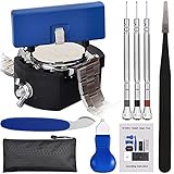 Watch Battery Replacement Tool Kit, Unamela Watch Repair Kit, Watch Back Remover Kit and Watch Opener Including 3 Kinds of Opening Tools and Manual, can be Used to Replace The Battery and o-Ring