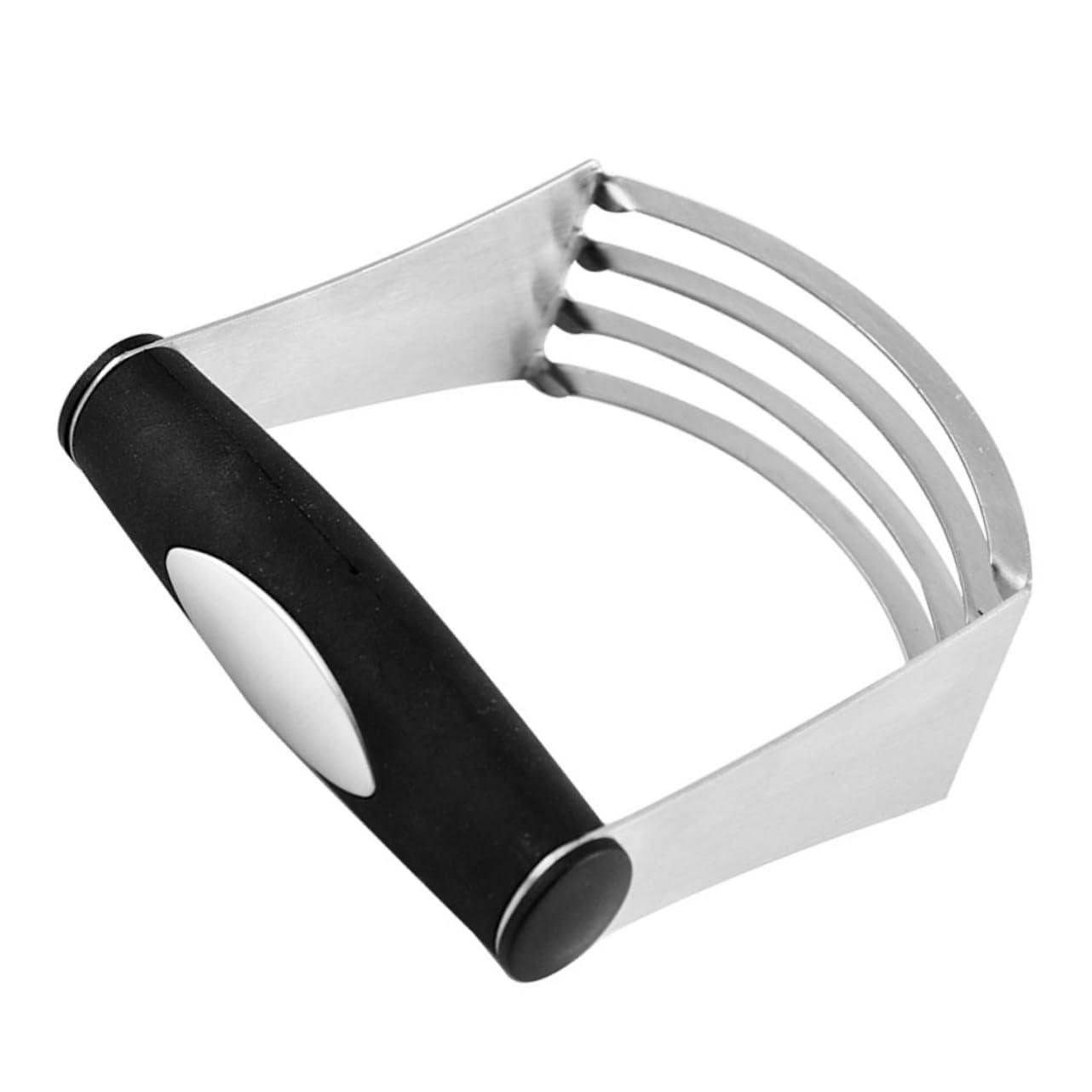 PartyKindom Stainless Steel Dough Blender Pastry Cutter Handheld Flour Mixer Wand for Easy Baking