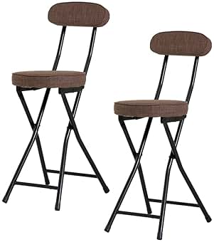 G新品 折り畳みチェア ２脚セット ブラウン カントリー 折りたたみ コンパクト 新品 折り畳みチェア 2脚セット ナチュラル カントリー