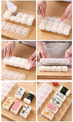 にぎり寿司 握り寿司 業務用品 握り寿司のシャリ玉が簡単に作れる ごはんがくっつかない マジック寿司型 クリア 5貫便利で実用的