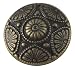Ornate Persian Button. Antique Brass Finish 7/8"