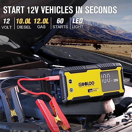 GOOLOO GT4000S Jump Starter 4000A Car Jumper Starter  & Portable EVA case for GT4000S - Additional View
