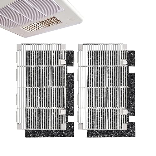 RV Air Conditioner Grille for Dometic 3104928.019 – Replacement for A/C Ducted Vent Cover with Filter Pads, Compatible with Duo-Therm, Polar White 14.1' x 7.7' - 4 Pack