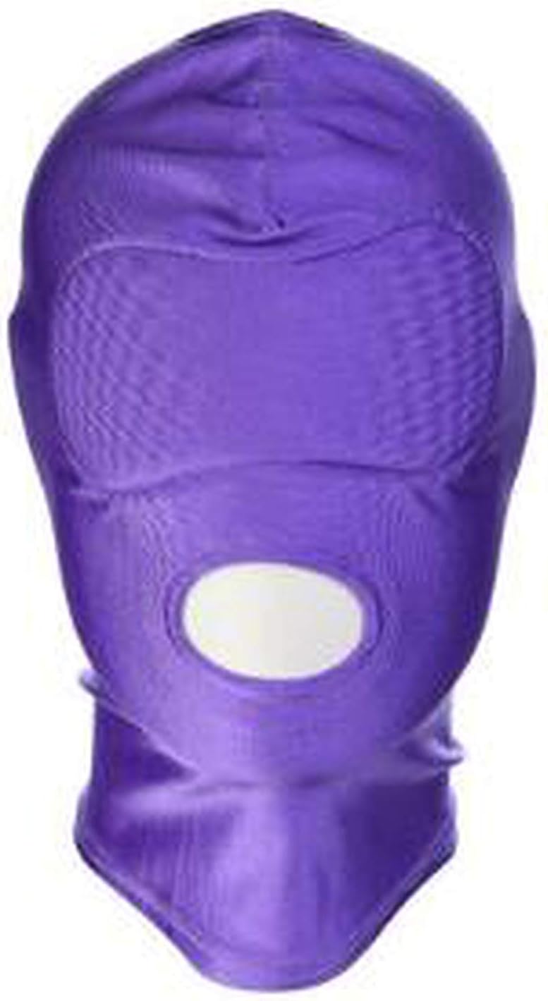 Fetish BDSM Head Bondage Restraint Masks Gimp Back Zipper Sex Mask