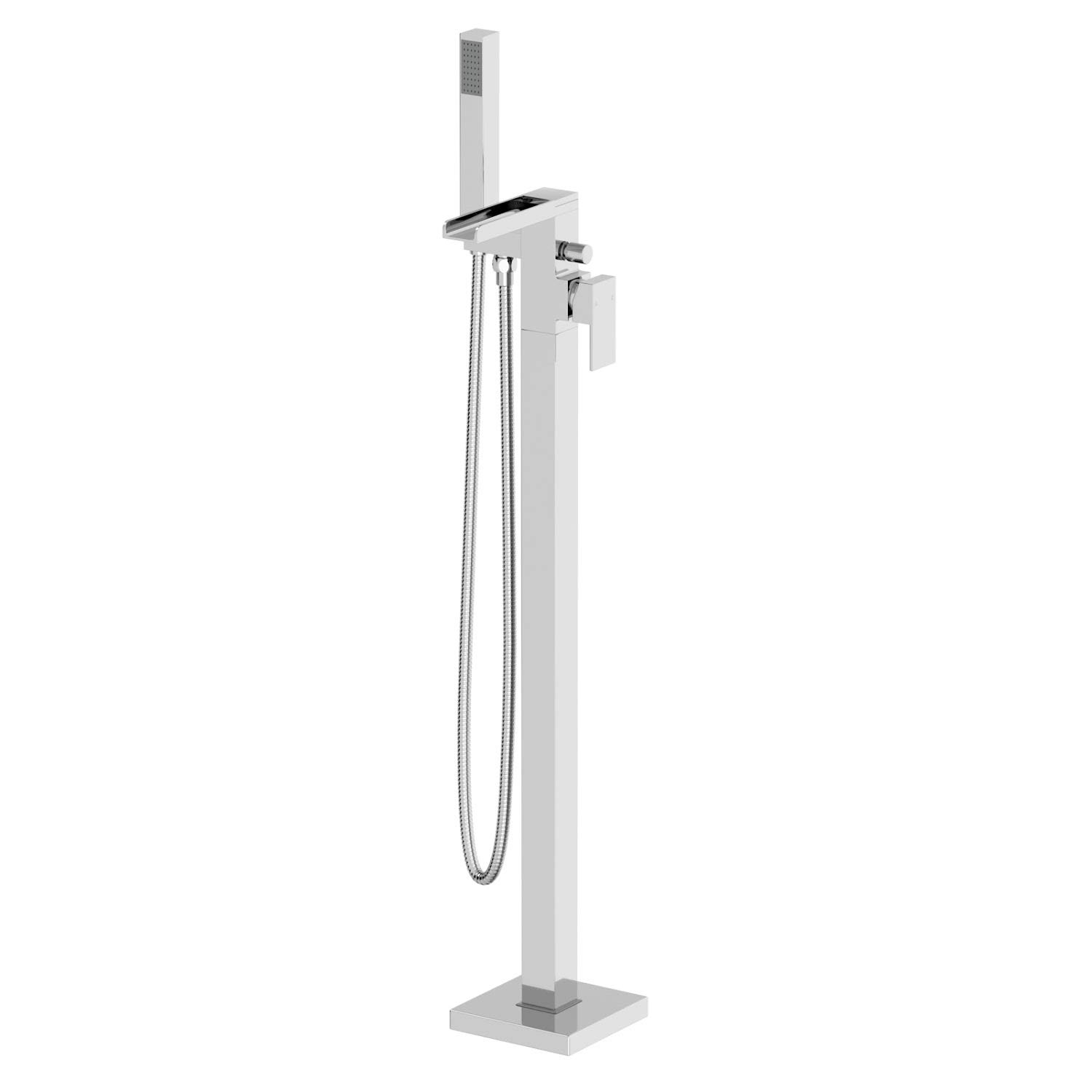 Buy Modern Bathroom Waterfall Freestanding Bath Shower Mixer Tap with